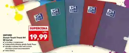 Kaufland OXFORD Zeszyt Touch Trend A4 80 kartek oferta