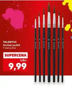 Kaufland TALENTUS Zestaw pędzli 7 elementów oferta