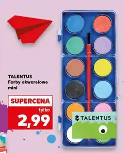 Kaufland TALENTUS Farby akwarelowe mini oferta