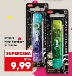 Kaufland REXUS Klej i korektor w taśmie oferta