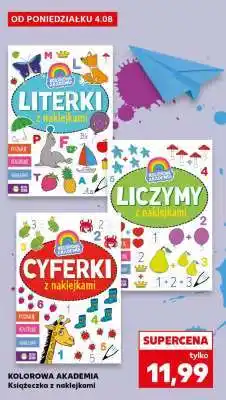 Kaufland KOLOROWA AKADEMIA Książeczka z naklejkami oferta