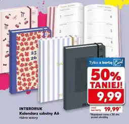 Kaufland INTERDRUK Kalendarz szkolny A6 oferta