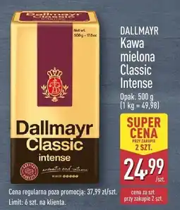 ALDI Kawa mielona Classic Intense Dallmayr oferta