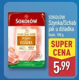 ALDI Szynka jak u dziadka Sokołów oferta