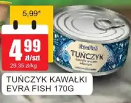Bingo TUŃCZYK KAWAŁKI EVRA FISH oferta