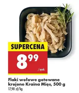 Biedronka Flaki wołowe gotowane krojone Kraina Mięs oferta