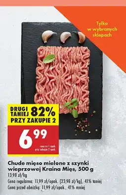 Biedronka Mięso mielone z szynki wieprzowej Kraina Mięs oferta