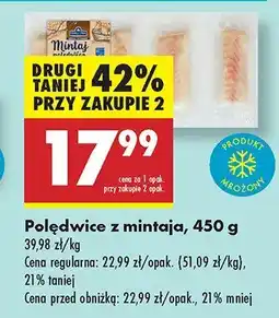 Biedronka Polędwica z mintaja oferta