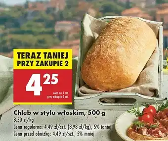 Biedronka Chleb w stylu włoskim Biedronka oferta