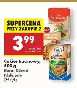 Biedronka Cukier trzcinowy Diamant, Królewski, Bokulda, Sante oferta