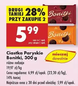 Biedronka Ciastka Paryskie Bonitki oferta