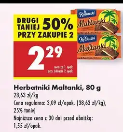Biedronka Herbatniki Malianki Krakuski oferta