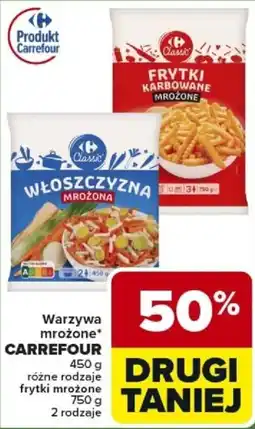 Carrefour Express Warzywa/frytki mrożone CARREFOUR oferta
