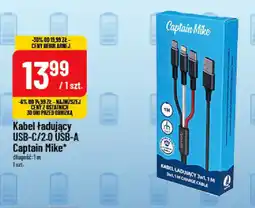 Polomarket Kabel ładujący USB-C/2.0 USB-A Captain Mike oferta