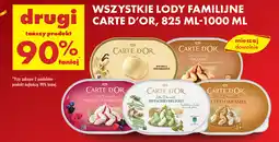 Biedronka Lody familijne Carte D'Or oferta