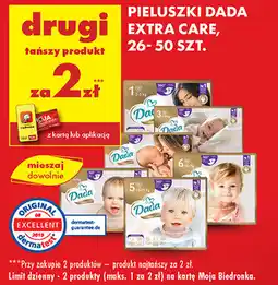 Biedronka Pieluszki DADA Extra Care oferta