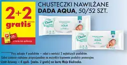 Biedronka Chusteczki nawilżane Dada Aqua oferta