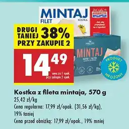Biedronka Kostka z fileta mintaja Abramczyk oferta