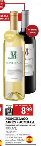 Biedronka Wino wytrawne Montelago oferta