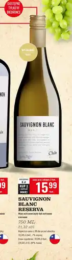 Biedronka Wino wytrawne Sauvignon oferta