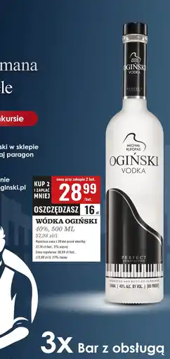 Biedronka Wódka Ogiński oferta