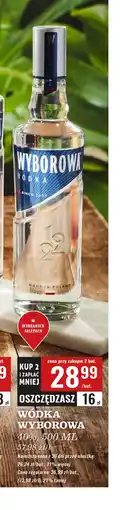 Biedronka Wódka Wyborowa oferta