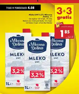Biedronka Mleko Mleczna Dolina oferta