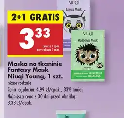 Biedronka Maseczka do twarzy Niuqi oferta