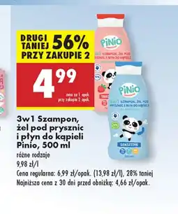 Biedronka Żel pod prysznic Pinio oferta