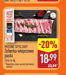 ALDI Żeberka wieprzowe Mięsne Specjały oferta