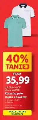 Lidl U.S. GRAND POLO dla esmara MEN oferta