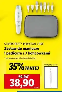 Lidl SILVERCREST PERSONAL CARE Zestaw do manicure i pedicure z 7 końcówkami oferta