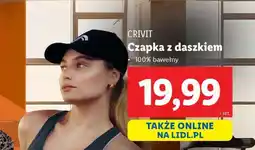 Lidl CRIVIT Czapka z daszkiem oferta