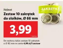Lidl Zestaw 10 zakrętek do słoików, Ø 66 mm oferta