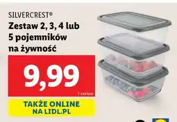 Lidl SILVERCREST Zestaw pojemników na żywność oferta