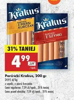 Biedronka Parówki Krakus, 200 g oferta