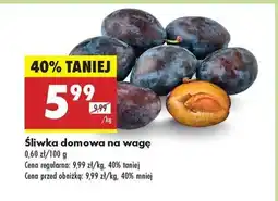 Biedronka Sliwka domowa na wage oferta
