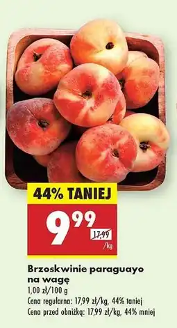 Biedronka Brzoskwinie Paraguayo na wagę oferta