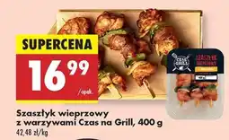 Biedronka Szaszłyk wieprzowy z warzywami Czas na Grill, 400 g oferta