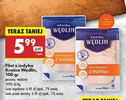 Biedronka Filet z indyka Kraina Wędlin , 100 g oferta