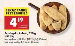 Biedronka Przekąska kebab, 120 g oferta