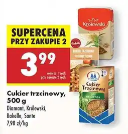 Biedronka CUKIER TRZCINOWY 500 G oferta