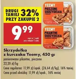 Biedronka Skrzydełka z kurczaka Yeemy, 450 g oferta