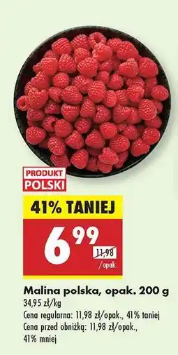 Biedronka Malina polska, opak. 200 g oferta