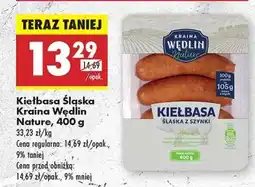 Biedronka Kiełbasa Śląska Kraina Wędlin Nature, 400 g oferta
