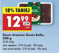 Biedronka Deser tiramisu Gusto Bello 500 g oferta