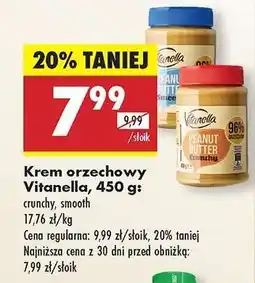 Biedronka Krem orzechowy Vitanella, 450 g oferta