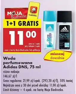Biedronka Woda perfumowana Adidas DNS , 75 ml oferta