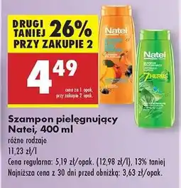 Biedronka Szampon pielęgnujący Natei, 400 ml oferta