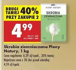 Biedronka Skrobia ziemniaczana Płony Natury, 1 kg oferta